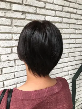 ショート カラー Lapel green所属・Lapelgreen 森町 / AOIのヘアスタイル