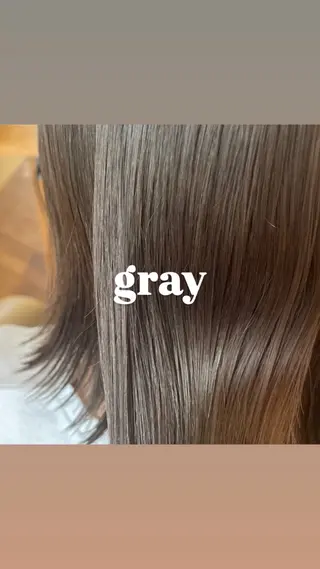 ミディアム カラー ちほ /ボブスタイルのヘアスタイル