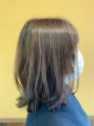 ミディアム カラー 縮毛矯正/髪質改善 飯田公祐のヘアスタイル