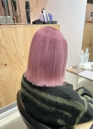 ショート カラー 圧倒的なケアブリーチ /髪質改善🩵松田のヘアスタイル