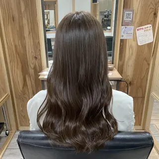 ロング カラー FERIA梅田🖤 透明感カラー🎀のヘアスタイル