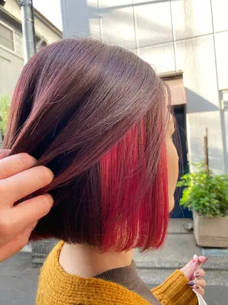ショート カラー pep所属・pep natsumiのヘアスタイル