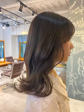 ミディアム GO TODAY SHAiRE SALON 原宿Stella店所属・𓍯柔らかhair 𓍯 yukinoのヘアスタイル