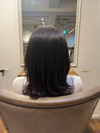 ミディアム 齊藤 萌のヘアスタイル