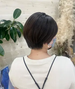 ショート カラー ヘアアレンジ hana✿ /透明感カラーのヘアスタイル