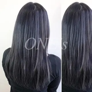 セミロング カラー メンズカット/波巻き TAKUMAのヘアスタイル