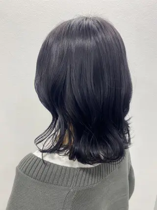 ミディアム カラー ✴︎ヒラガカナ✴︎ ECLAT HAIRのヘアスタイル