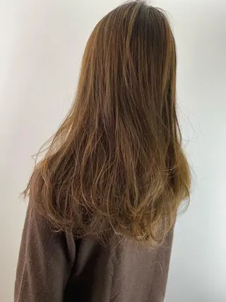 セミロング カラー AVANCE京橋所属・ハイトーンヘア/ 島崎　タクミのヘアスタイル