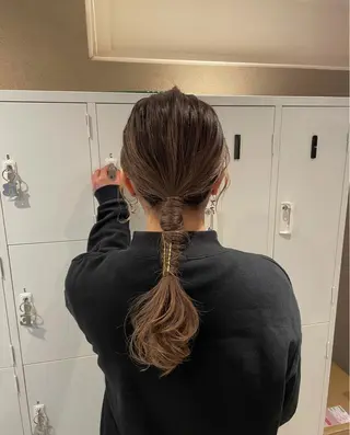 ロング ヘアアレンジ 沖縄/ヘアアレンジ /ナカノのヘアスタイル