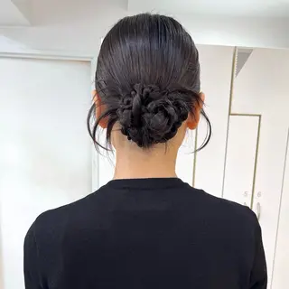 ヘアアレンジ マミ☁️ヘアセット/ お呼ばれヘア/銀座のヘアスタイル