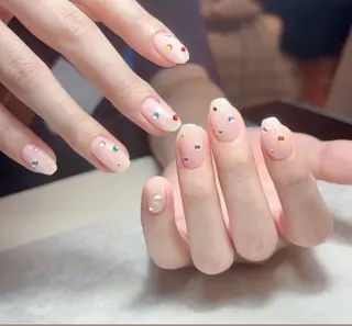 ネイル コネコネイルサロン モデル用のネイルデザイン