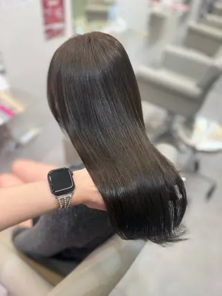 カラー YUZUKI艶カラー /似合わせ小顔カットのヘアスタイル