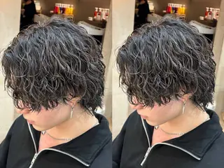 ショート パーマ メンズ パーマ職人DAIKI ツイスパ/波巻きのヘアスタイル