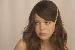 セミロング カラー ヘアアレンジ TIECHEL所属・韓国ナチュラル・ ベージュ/落合夏希のヘアスタイル