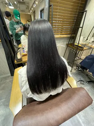 ロング REI 🫧 暖色カラー/ボブのヘアスタイル