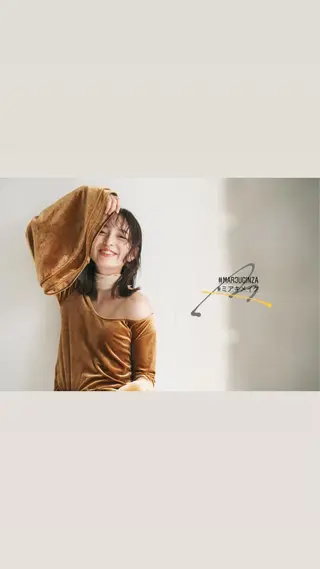 ミディアム カラー パーマ ヘアアレンジ メンズ キッズ ネイル マツエク・マツパ 💎耳ツボジュエリー ×銀座美容室💎のヘアスタイル