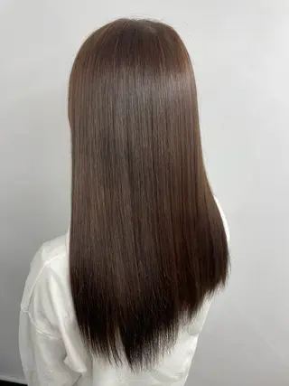 ロング カラー 𝙃𝘼𝙍𝙐🎀 韓国×エクステのヘアスタイル