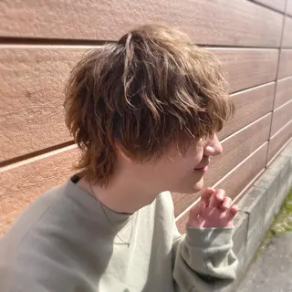 ショート パーマ メンズ メンズパーマ 西條真治のヘアスタイル