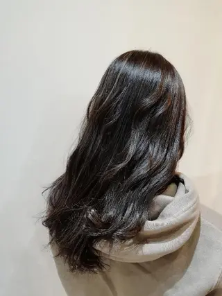 ロング hair make powder 薮本のヘアスタイル