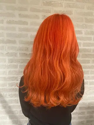 ロング カラー ヘアアレンジ 米村(北岡)慶子 お店変わりました!のヘアスタイル