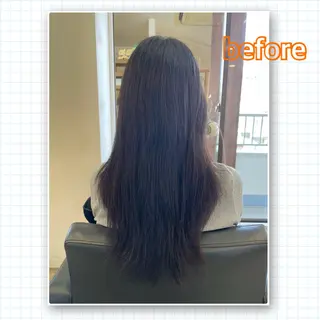 ロング アミーベル🧸🧡 本店✂️しおりのヘアスタイル