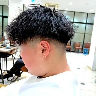 メンズ メンズ特化/勝田駅/ 佐和駅/鈴木輝瑠/のヘアスタイル