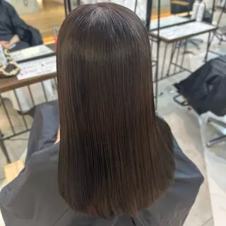 カラー ツヤ感ベージュカラー RIKO🎀‎🤍のヘアスタイル