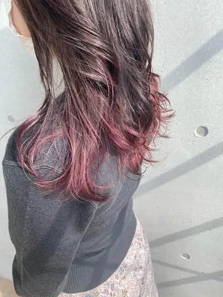 ロング カラー ma naのヘアスタイル