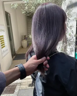 セミロング カラー Tao所属・藤川 大智のヘアスタイル