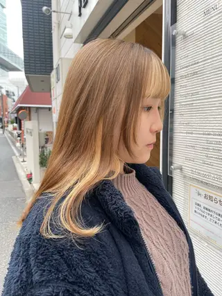 セミロング 💛FERIAあべの 永川さやか💛のヘアスタイル