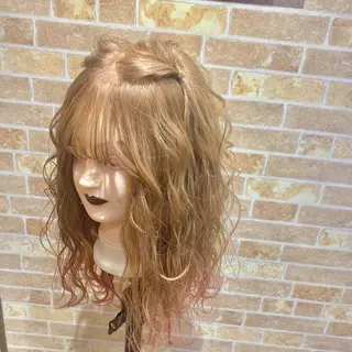 セミロング カラー ヘアアレンジ 古沢 みづきのヘアスタイル