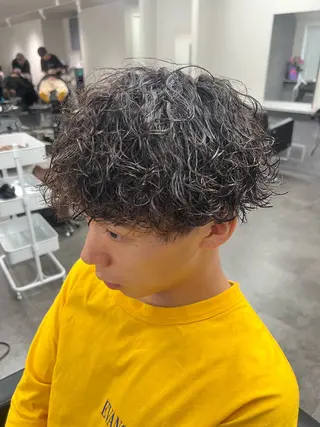 パーマ メンズ 👑立川No.1筋肉 美容師👑しゅーとのヘアスタイル