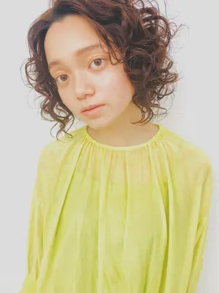 ミディアム 小岸 竜のヘアスタイル