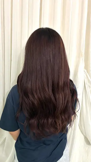 セミロング カラー ヘアアレンジ 🌟小出　倫花🌟 艶カラー／カットのヘアスタイル