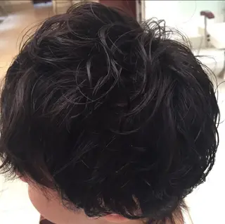 パーマ メンズ 前髪顔周り✂️店長 ❤️アマミヤ❤️のヘアスタイル