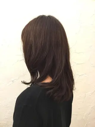 セミロング Add9 久保田 陽代のヘアスタイル