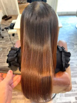 ロング 柏木 輝仁のヘアスタイル