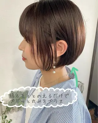 ショート 安藤 まどかのヘアスタイル