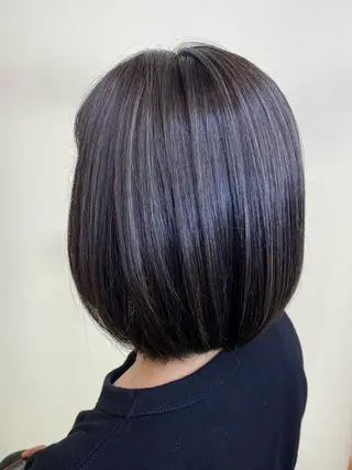 ミディアム カラー ✴︎ヒラガカナ✴︎ ECLAT HAIRのヘアスタイル