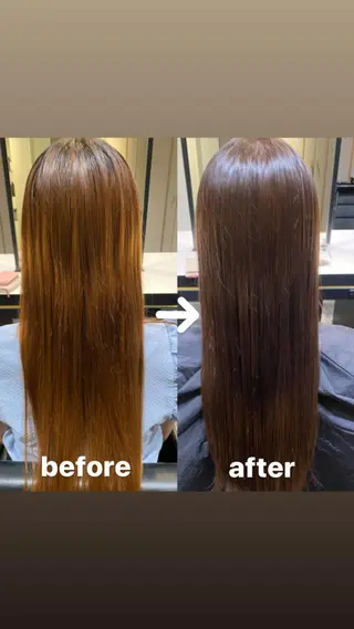 カラー 美髪×髪質改善 🖤Yukineのヘアスタイル