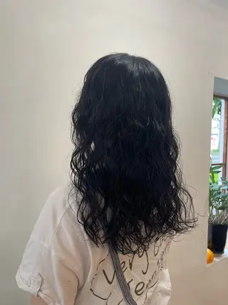 ロング パーマ mopa所属・mopa_kaede 暖色カラー/ロングのヘアスタイル