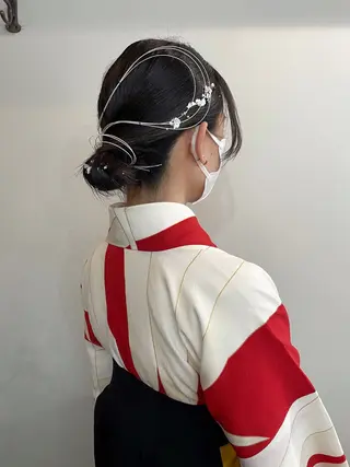 セミロング ヘアアレンジ silo所属・silo MOKA 顔周りカット🦦のヘアスタイル