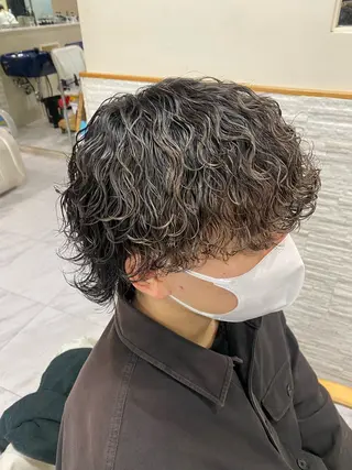 パーマ メンズ 🌴パーマオタク🌴 長谷川 諒佑🌈のヘアスタイル