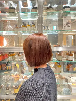 カラー 山﨑 心優のヘアスタイル