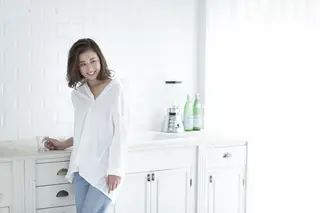 ミディアム 鈴木 奈波のヘアスタイル