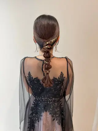 ロング ヘアアレンジ ノイシキ サキのヘアスタイル