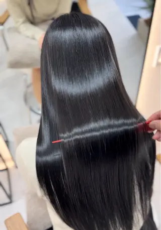 ロング 韓国ヘア🩶侑矢 艶髪透明感/福岡のヘアスタイル