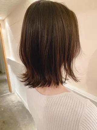 ミディアム 髪質改善／美髪矯正 林田和真のヘアスタイル