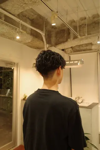 ショート パーマ メンズ 櫻田 愛奈のヘアスタイル