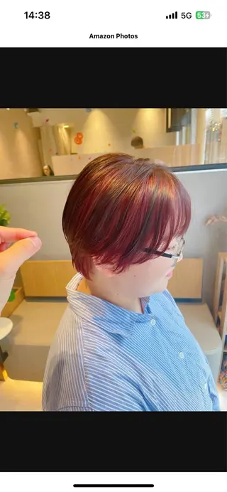 ショート カラー ✨艶髪職人艶カラー✨ 中本輝人のヘアスタイル